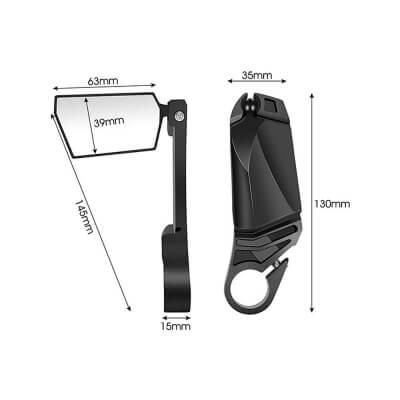 Фото: Велосипедное зеркало West Biking, 2 шт-2 Велосипедное зеркало West Biking, 2 шт-2