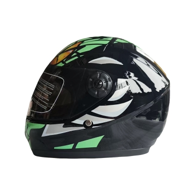 Детский мотошлем защитный с визором Kindheit, размер S-4